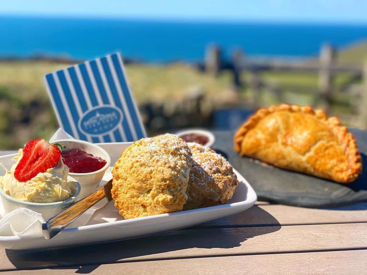 Cream tea at the Boscastle Farm Shop