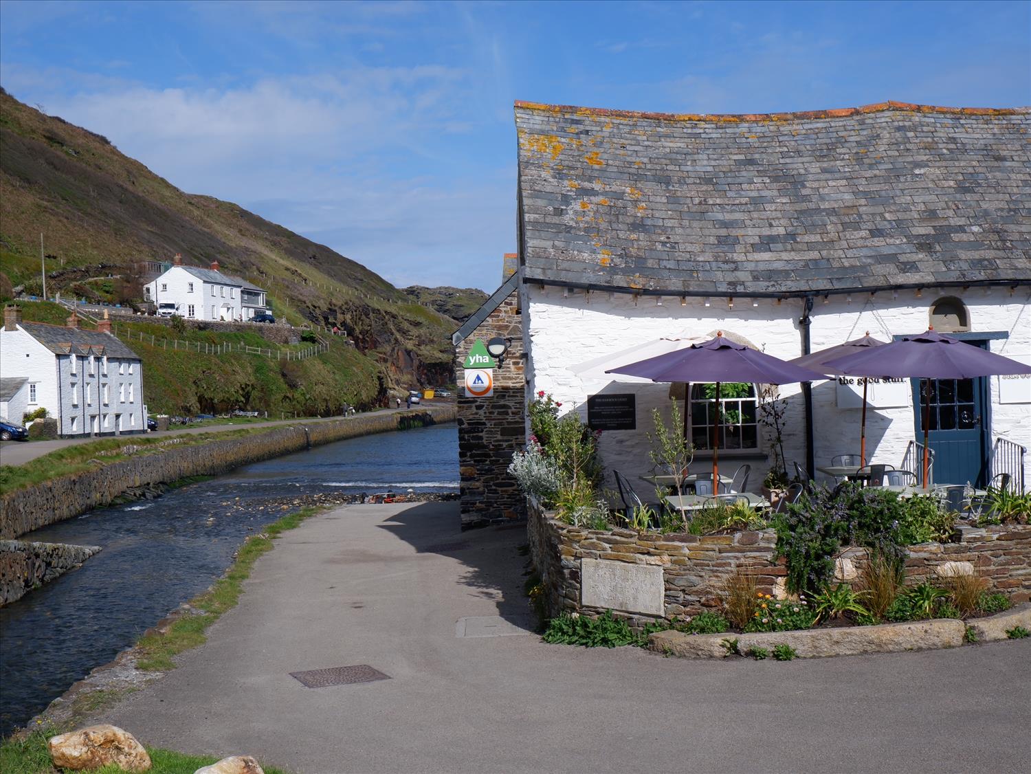 Harbour Lights tea shop in Boscastle, North Cornwall