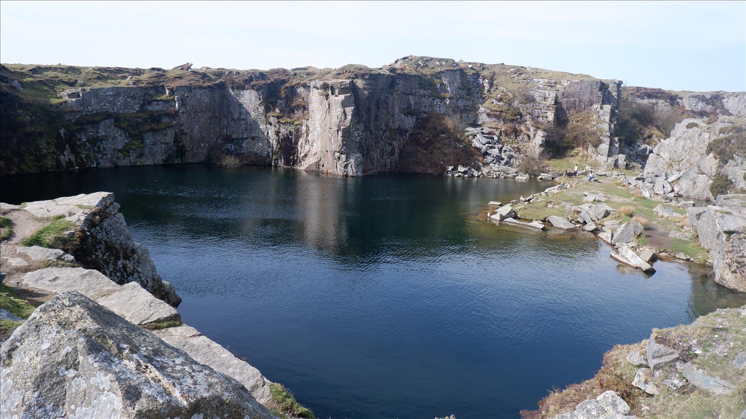 Gold-Diggings Quarry, Bodmin Moor, a lovely place to enjoy the water