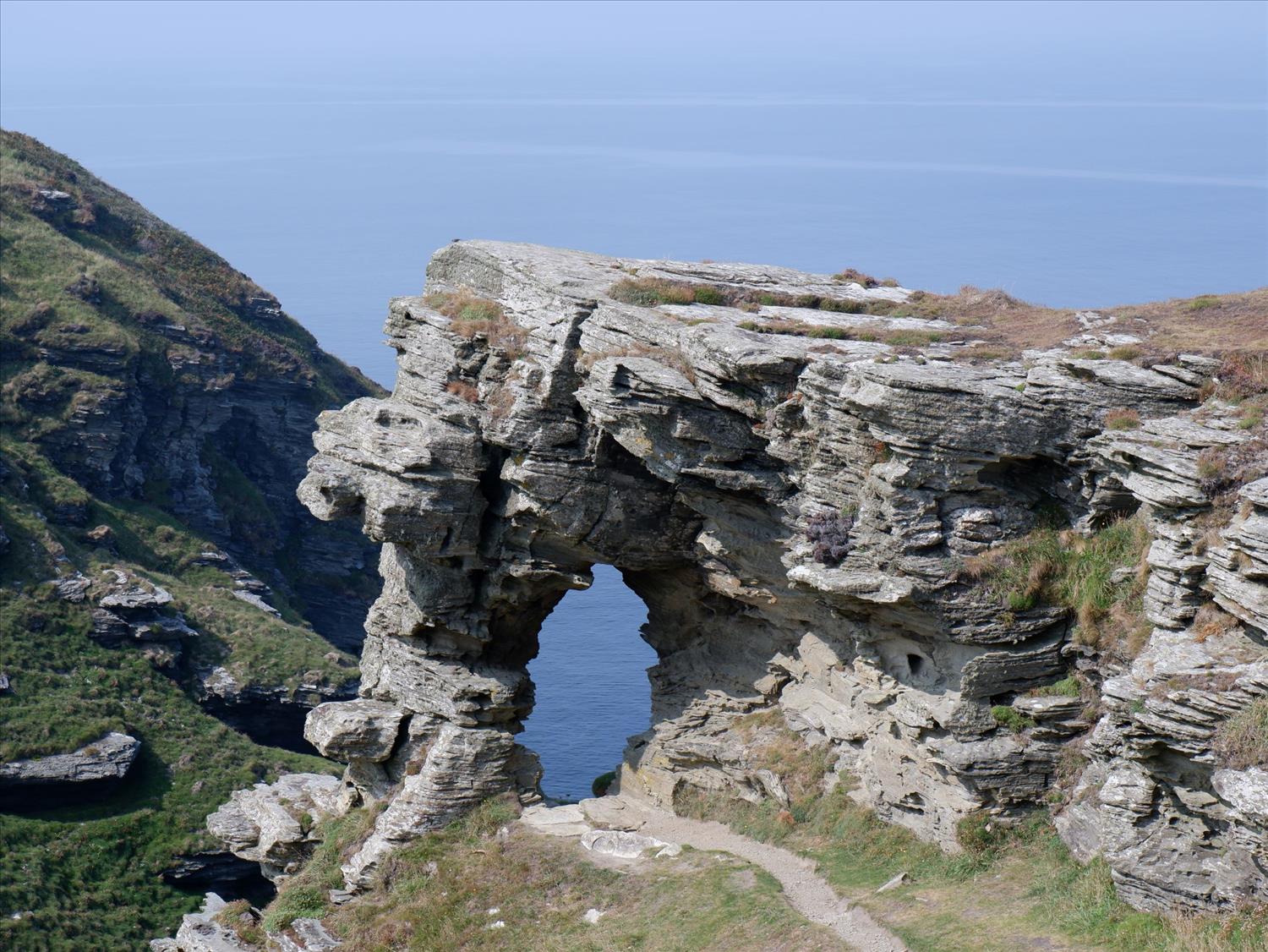Ladies window between Boscastle and Tintagel Polrunny Farm Holiday Cottages best walking holiday in Cornwall