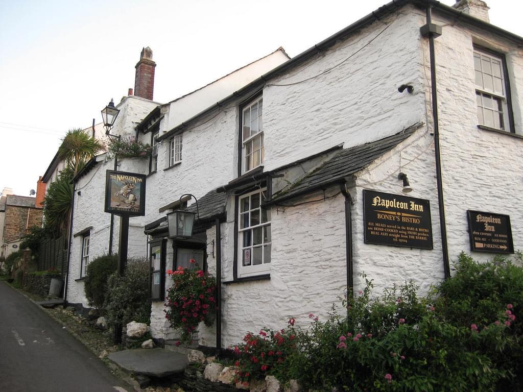 The Napoleon Inn, the nearest pub to Polrunny Farm