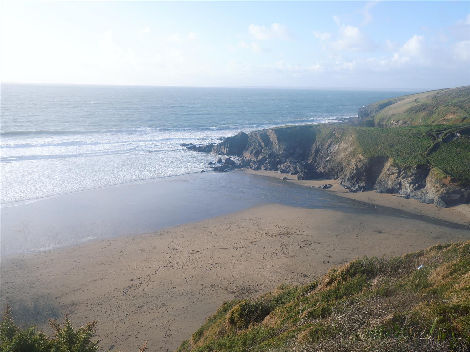Polurrian on the Lizard - a lovely beach and a great day trip from Polrunny Farm holiday cottages