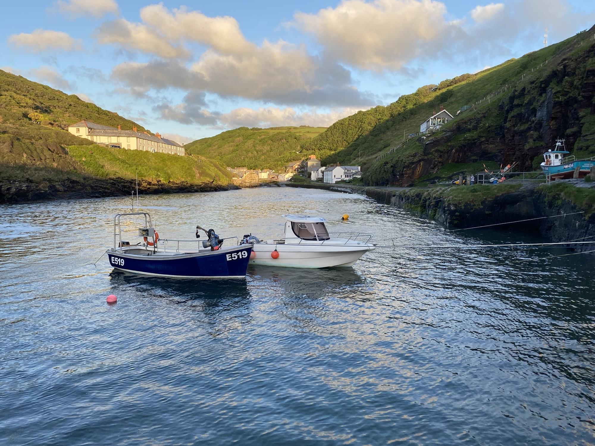 Boscastle, a traditional village down the hill from Polrunny Farm holiday cottages, Cornwall