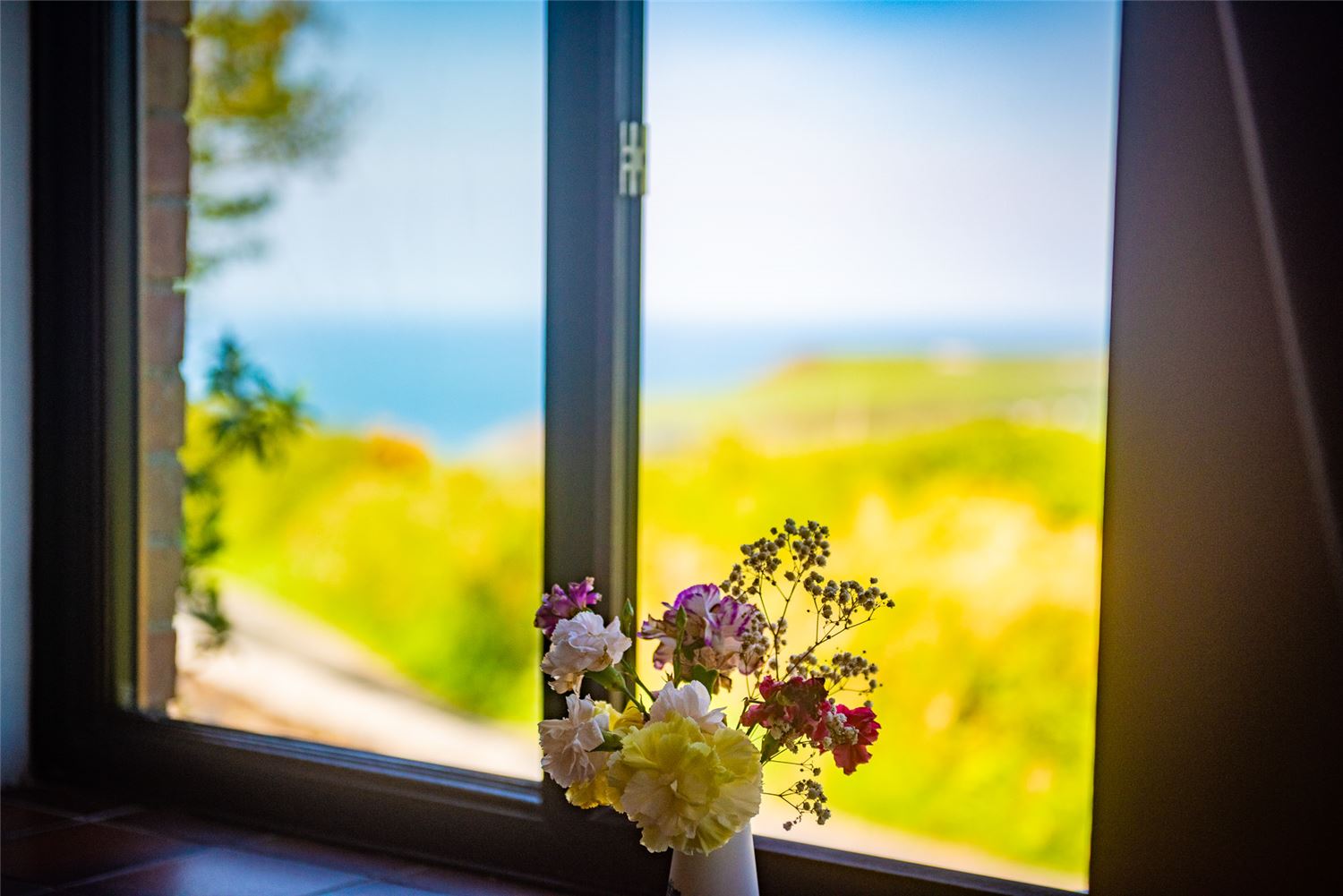 Elderberry Cottage, Polrunny Farm, with expansive rural and sea views